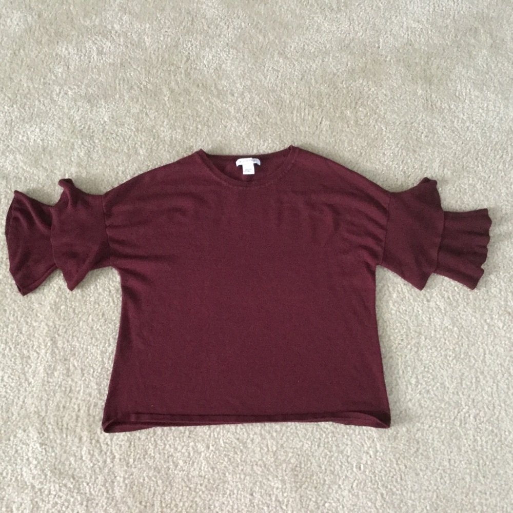 99 Jane Street burgundy top size XL